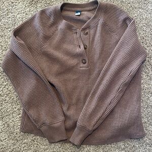 Old Navy Tan Henley
